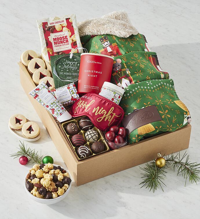Grand Holiday Self-Care Gift Box with Personalized Ornament