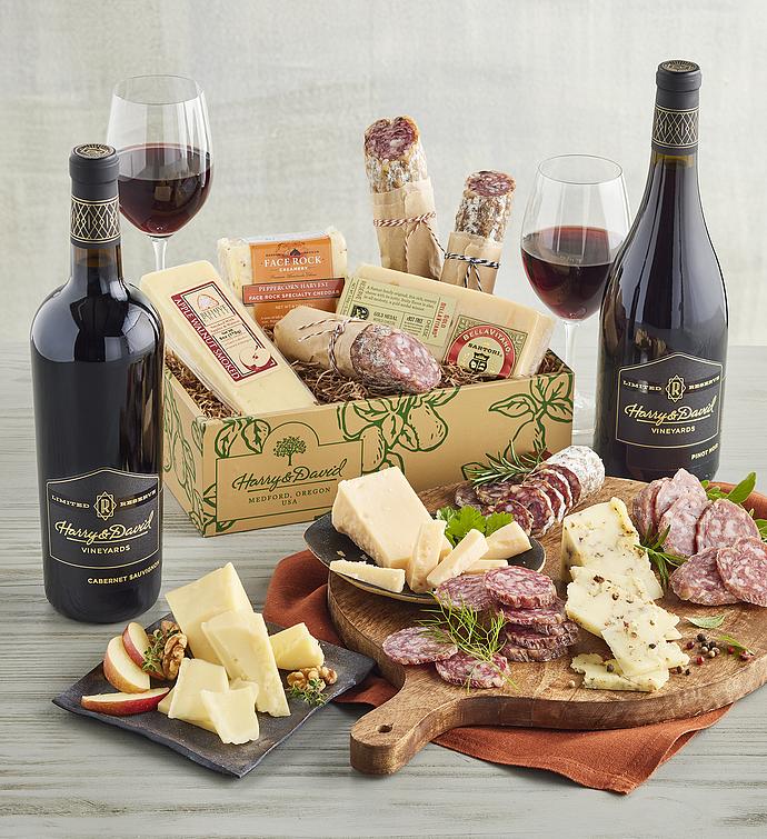 Charcuterie and Cheese Assortment with Harry & Davidâ„¢ Reserve Wine