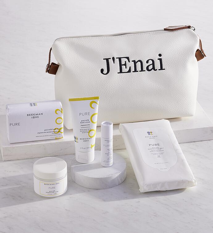 Bodycare Set with Personalized Cosmetic Bag