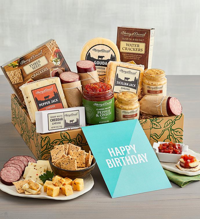 “Happy Birthday” Meat and Cheese Gift Box