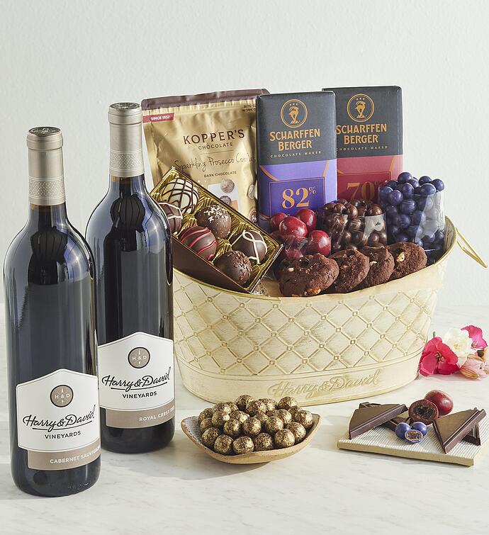 Mother’s Day Chocolate and Wine Gift