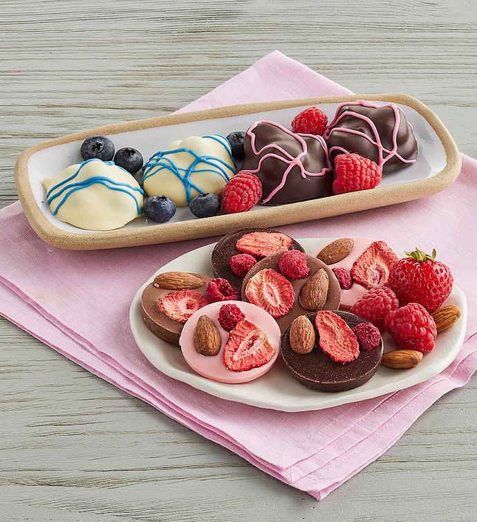 Belgian Chocolate-Dipped Fruit Medley and Mendiants