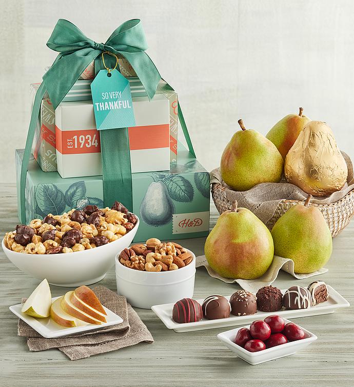 “So Very Thankful” Gift Tower