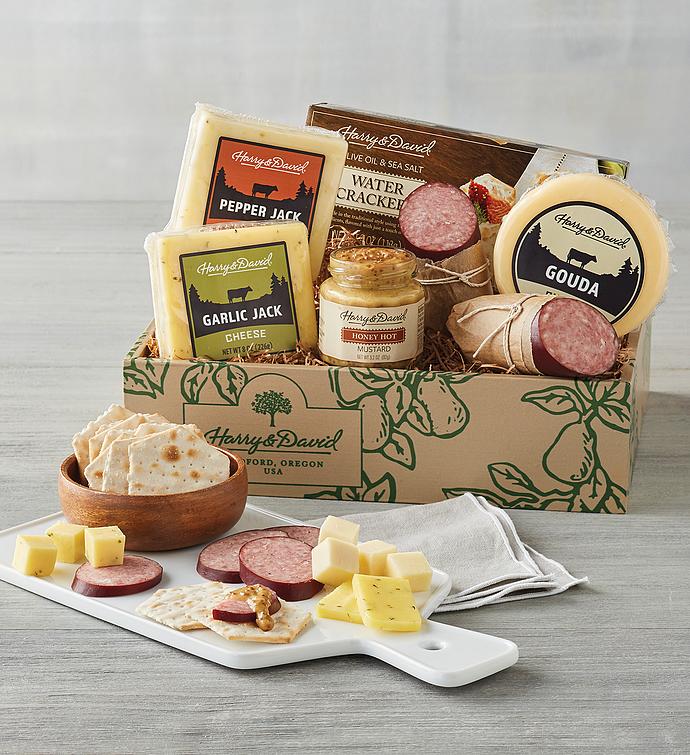 Deluxe Meat and Cheese Gift Box