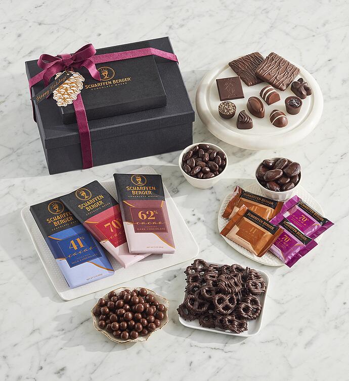 Scharffen Bergerâ„¢ Chocolate Deluxe Holiday Artisan Gift Box