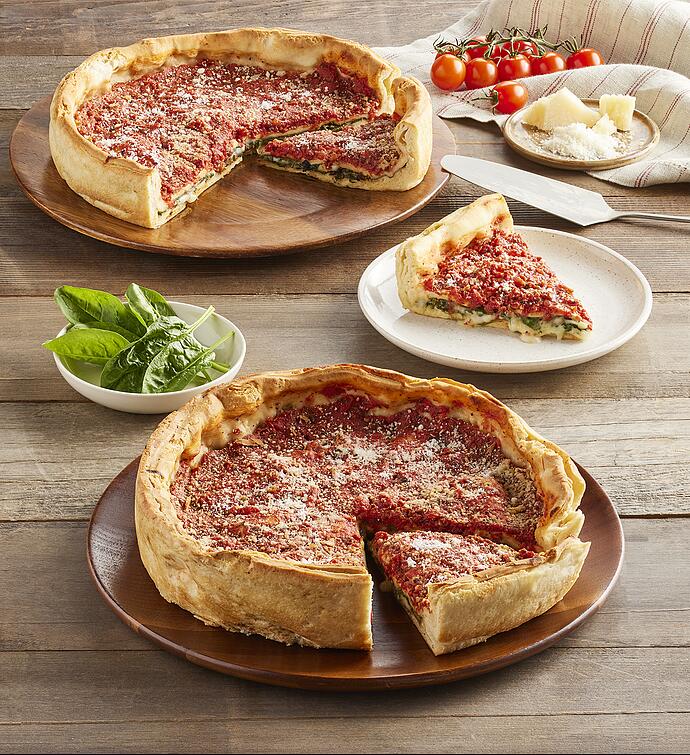Giordano’s Chicago-Style Deep Dish Spinach Pizza Duo