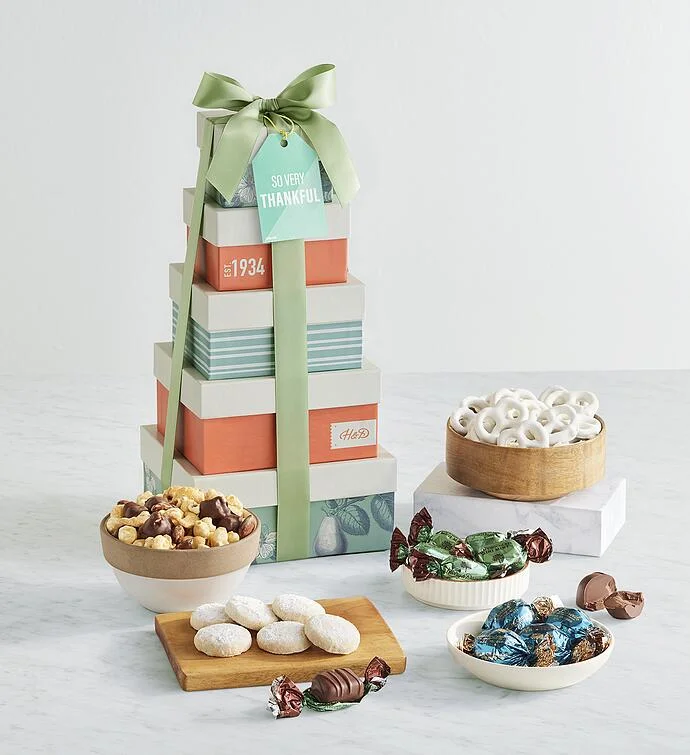 Thank You Tower of Sweet Treats