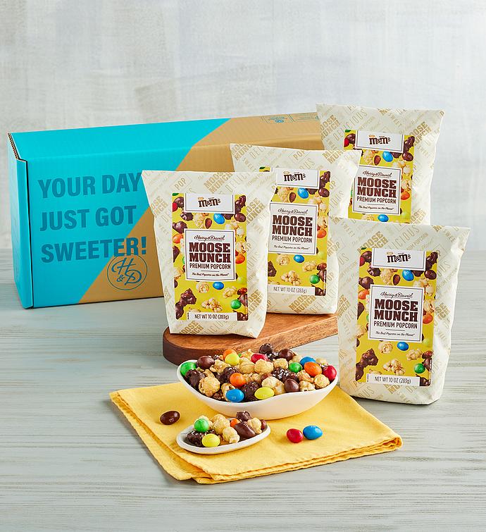 Moose Munch® Premium Popcorn Peanut M&M’s® - 4 Pack