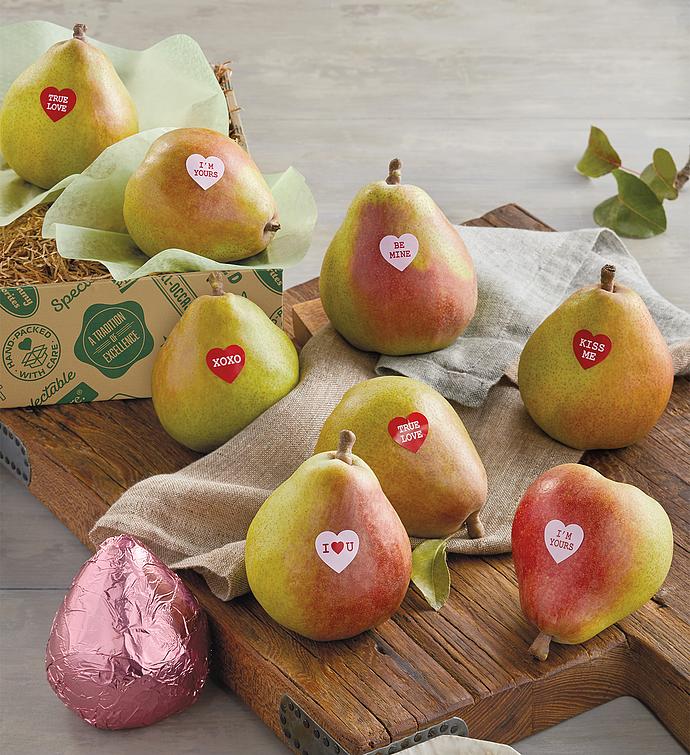 Valentine’s Day Pears Gift Box