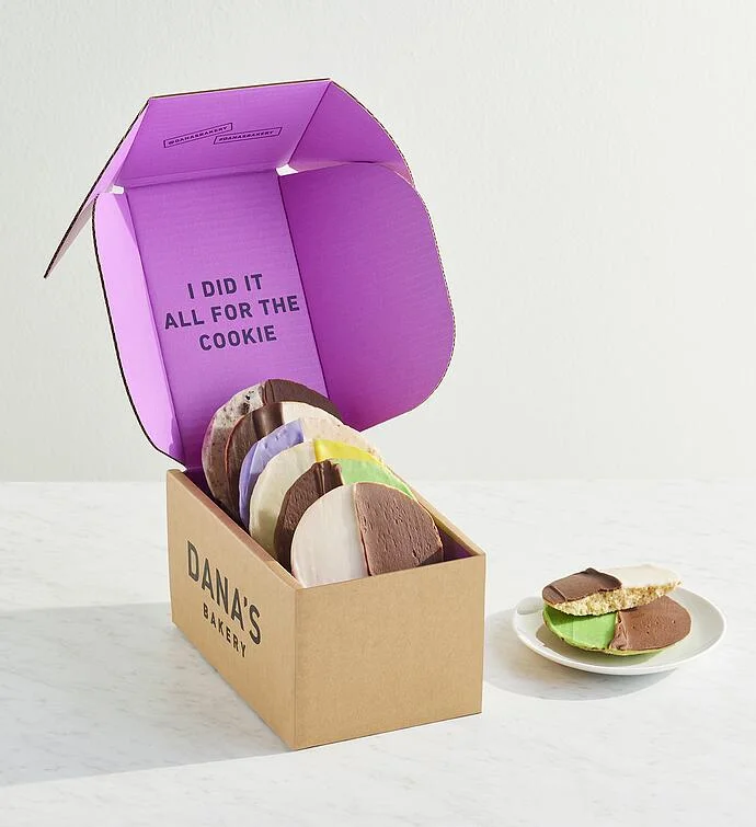 Dana’s Bakery® Black & White Cookies Combo Box of 6