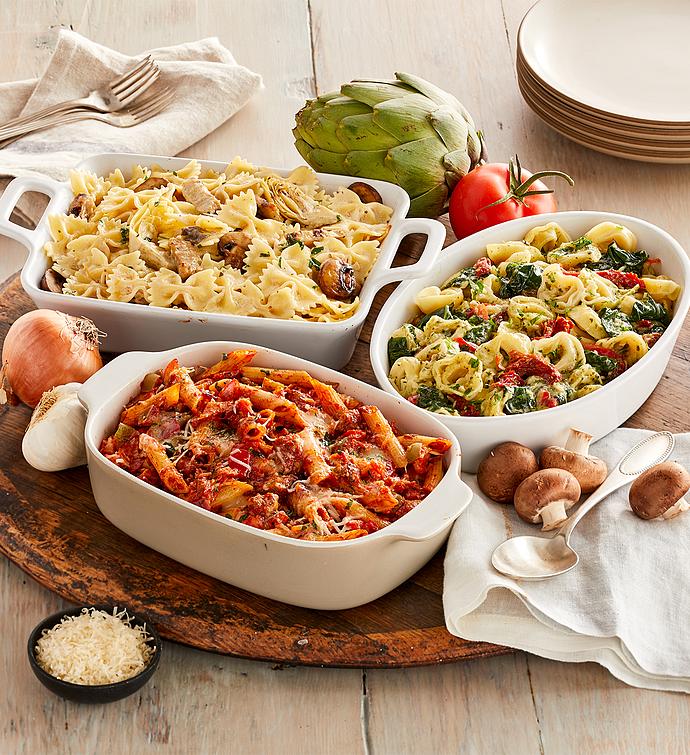 Italian-Style Pasta Trio